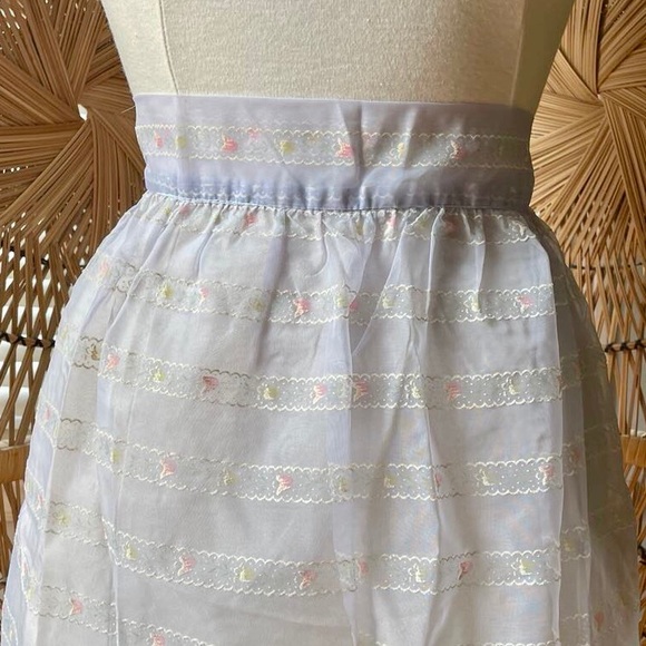 ✨ Lovely Sheer Vintage handmade 50s Apron - Picture 2 of 2
